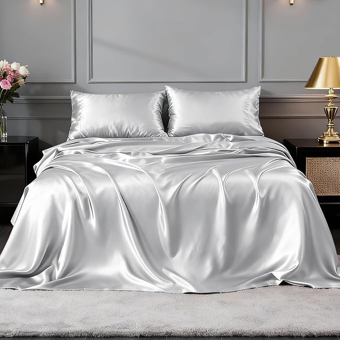 FreshCulture Satin Sheets King Size - Image 2