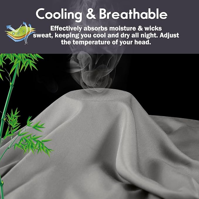 Body Pillowcase with Zipper Cooling Viscose from Bamboo Zippered Pillowcases - Image 5