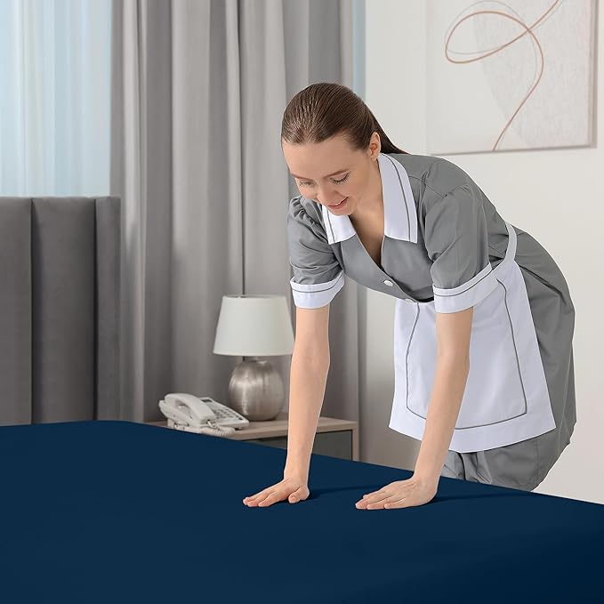 Royale Linens Extra Deep Pocket Queen Fitted Sheet Only - Image 8