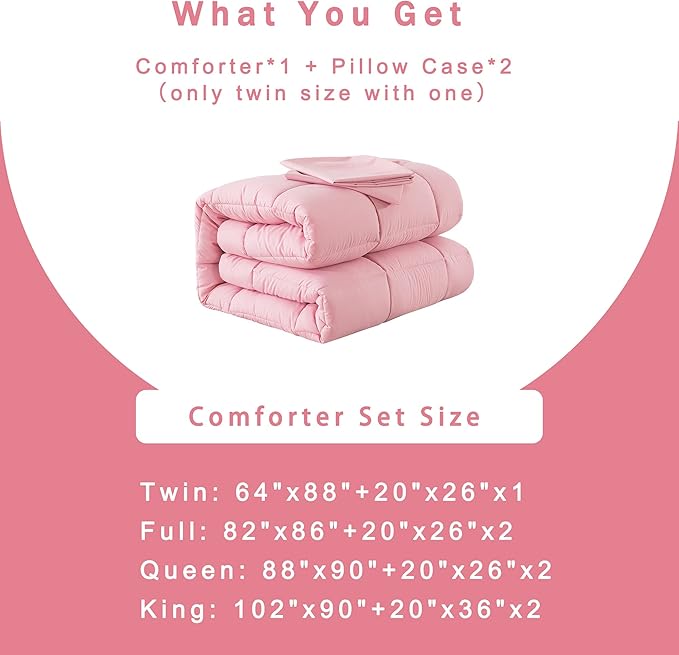 DOWNCOOL King Size Comforter Set -All Season Bedding Comforters Sets - Image 6