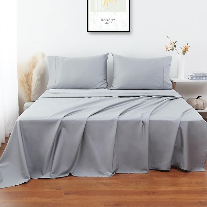 Flat Sheet Only Twin Size, 400 TC 100% Egyptian Cotton Flat Sheet - Image 4