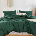 ROSGONIA Queen Comforter Set Emerald Green, All Season Blanket Lightweight by ROSGONIA