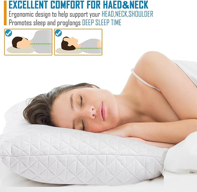 KEYOOHOME Shredded Memory Foam Pillows - Image 4