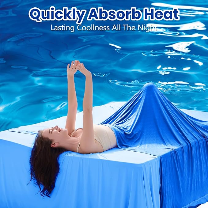 Topcee Cooling Blanket Full Size- 60"x90" Summer Cooling Throw Blanket - Image 2