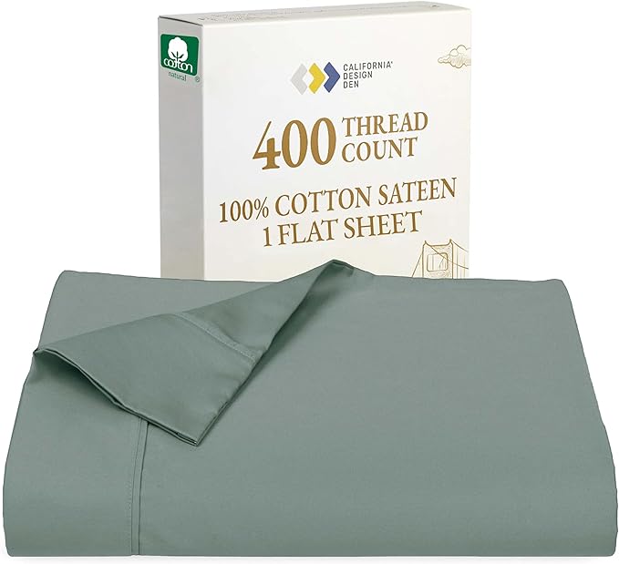 California Design Den Flat Twin Sheet by CaliforniaDesignDen