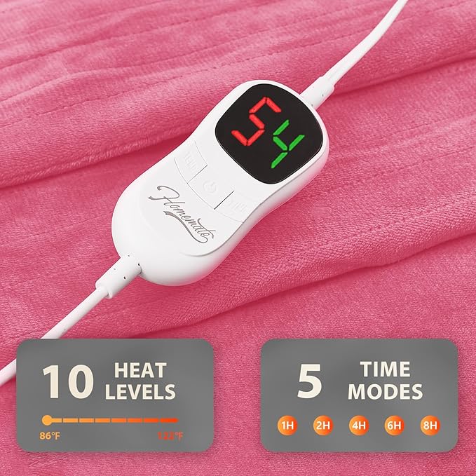 Homemate Electric Heated Blanket Queen Size - Image 4