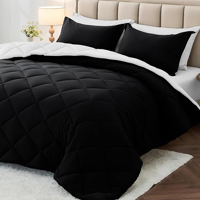 MUXHOMO 5 Pieces Twin XL Comforter Set, Reversible Bed in a Bag Twin XL Size by MUXHOMO