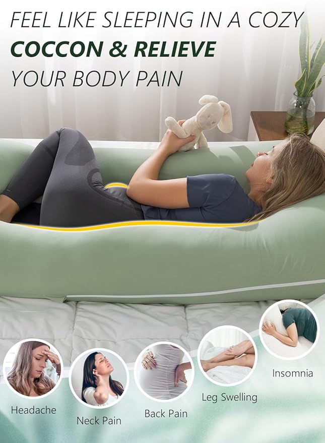 Meiz Pregnancy Pillow, U Shaped Pregnancy Pillows - Image 5