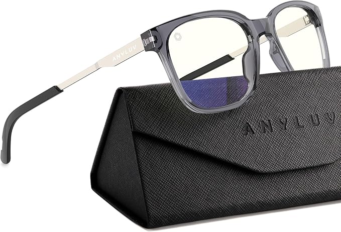 ANYLUV Blue Light Glasses for Men, Lightweight Computer Gaming Glasses by ANYLUV