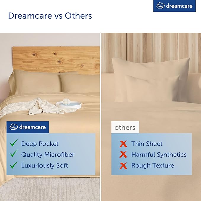 DREAMCARE Queen Sheet Set - Image 6