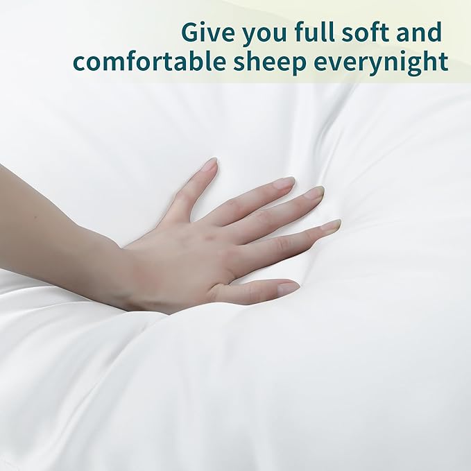 1 Pack Body Size Bamboo Viscose Zippered Pillow Case, 400 Thread Count Cooling - Image 6