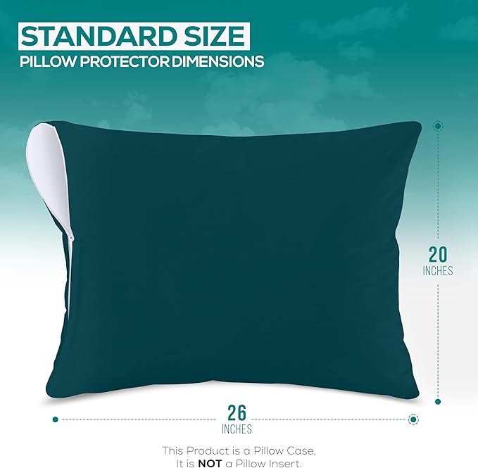 Utopia Bedding Premium 100% Waterproof Pillow Protectors - Image 2
