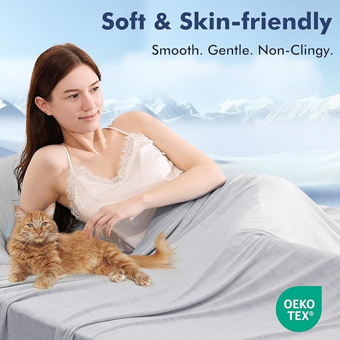 Elegear Cooling Blanket for Hot Sleepers, Double-Sided Arc-Chill® 3.0 Cooling - Image 5