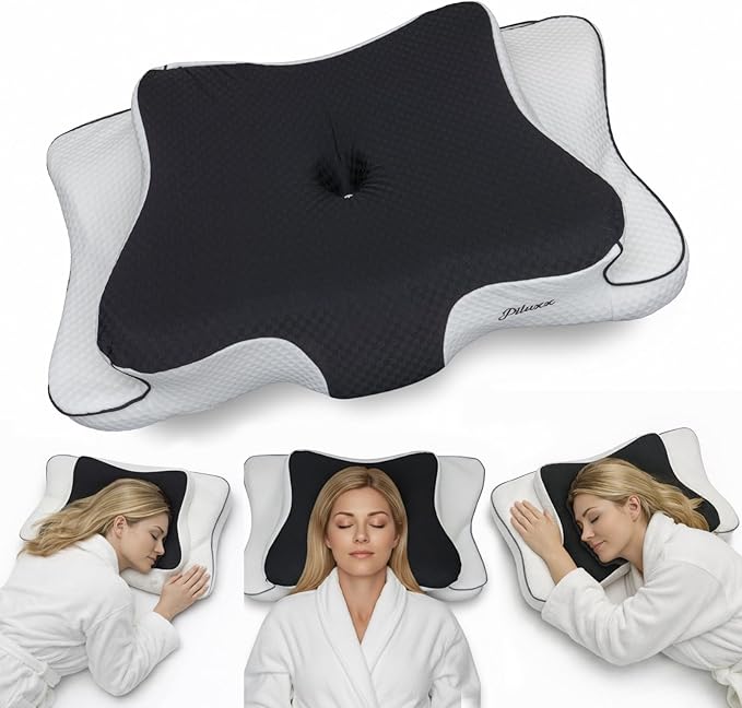 Cervical Neck Pillow for Sleeping – Cooling Memory Foam Cervical Pillow for by Unknown