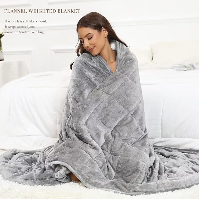 Alomidds Sherpa Fleece Weighted Blanket - Image 5