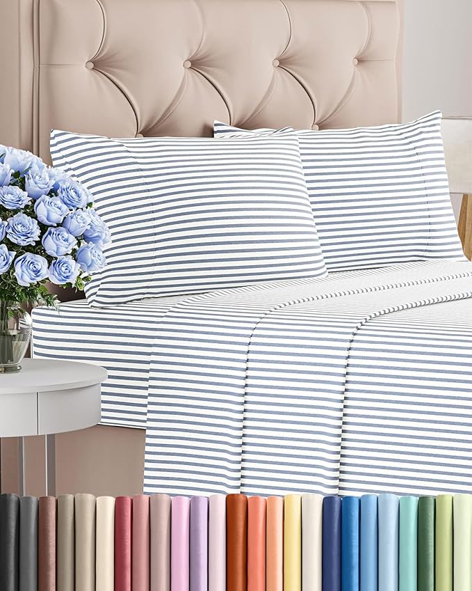 Queen Size 4 Piece Sheet Set by CGKUnlimited