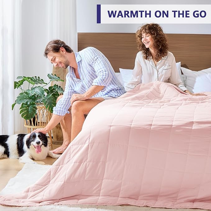 yescool Weighted Blanket for Adults Cooling Heavy Blanket for Sleeping Perfect - Image 4