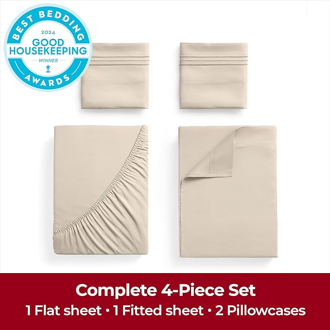 Mellanni Extra Deep King Sheets - Image 4