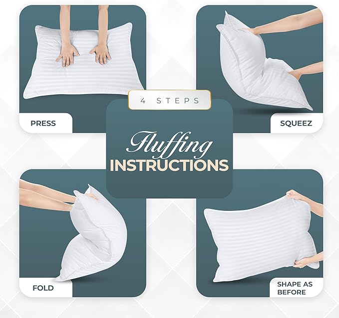 Utopia Bedding Bed Pillows for Sleeping Standard Size, Down Alternative Pillow - Image 9