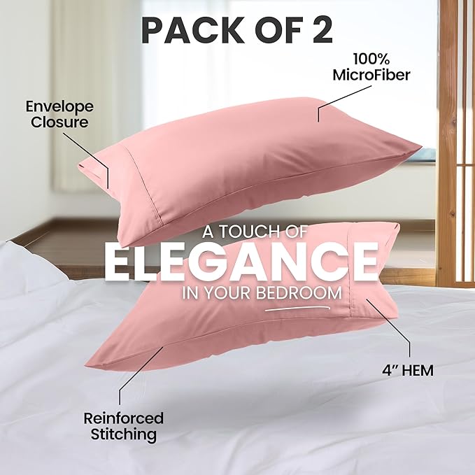 Utopia Bedding Pillow Cases King Size 2-Pack – Soft Brushed Microfiber – - Image 5