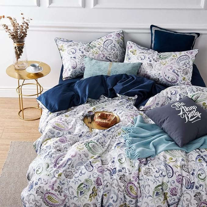 Cupocupa Duvet Cover Set;Duvet Cover Full Bedding Set Fluffy Boho Duvet Cover - Image 5