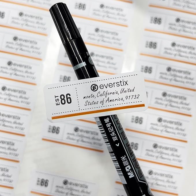 1" x 2-5/8", 25 Sheets, 750 Mailing Address Labels, White Sticker Labels for Laser & Inkjet Printers, Permanent Adhesive-DeskoryOffice
