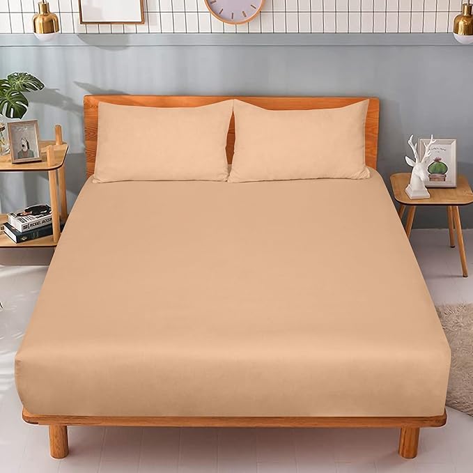 ROYALE LINENS 300 Thread Count 100% Long Staple Combed Cotton Fitted Sheet - Image 9