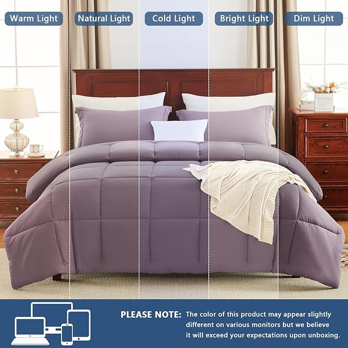 CozyLux Queen Comforter Set - Image 5