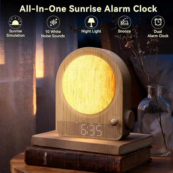Vivilumens Gradual Sunrise Alarm Clock & White Noise Sound Machine - Image 9