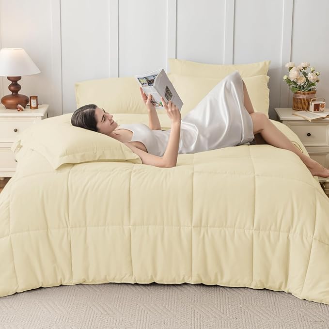 JOLLYVOGUE Twin XL Comforter Set, Ultra-Soft Bed in a Bag Twin XL Size 5 Pieces - Image 7