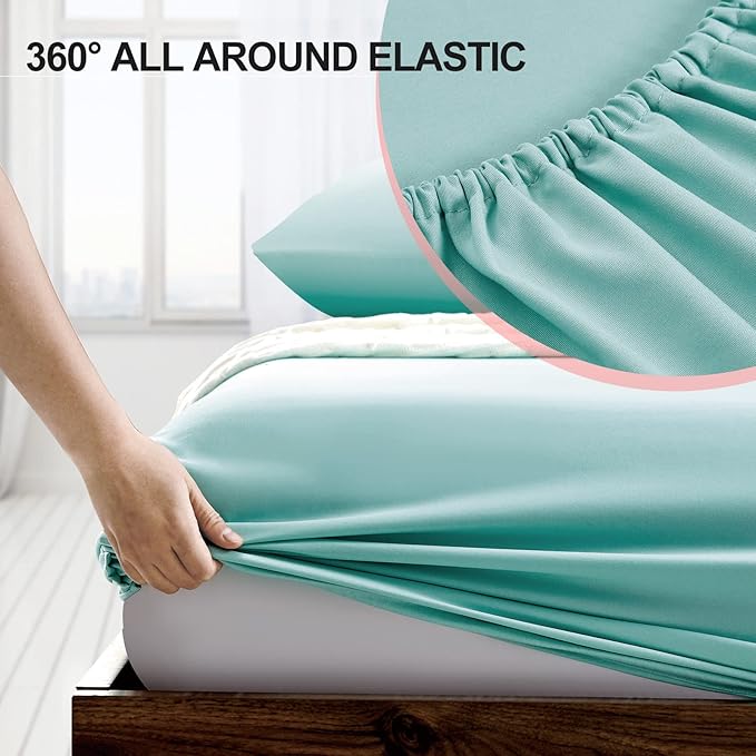 FreshCulture Twin XL Fitted Sheet Only 2 Pack - Image 3