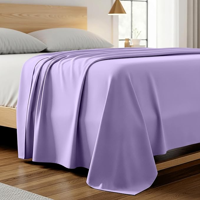 Mellanni California King Size Flat Sheet by Mellanni