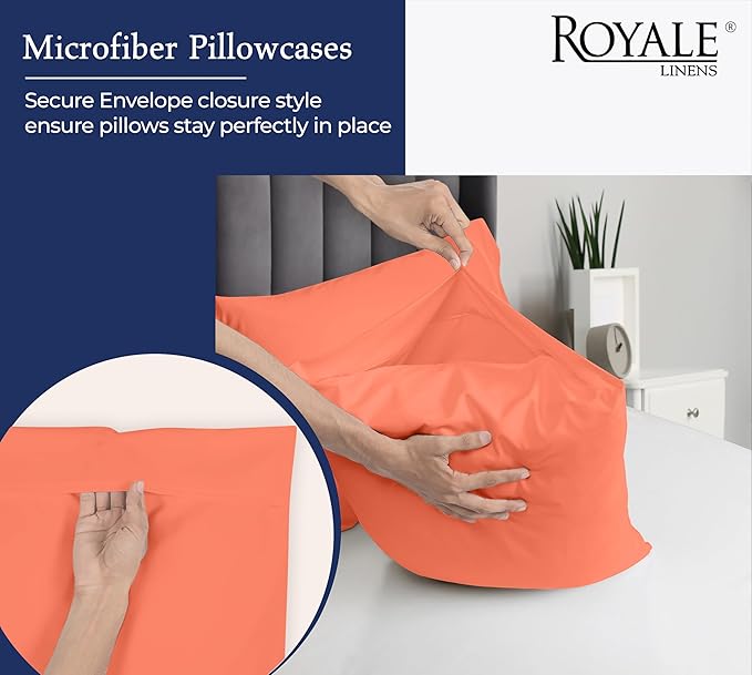 Royale Linens Standard Pillowcase Set of 2 - Image 5