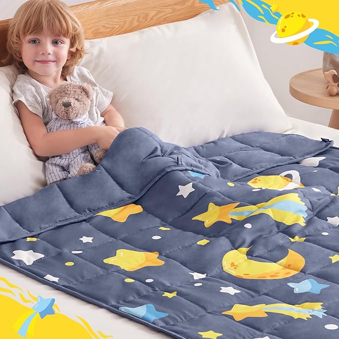 anfie Weighted Blanket Kids, Weighted Blanket Cooling Blanket - Image 3