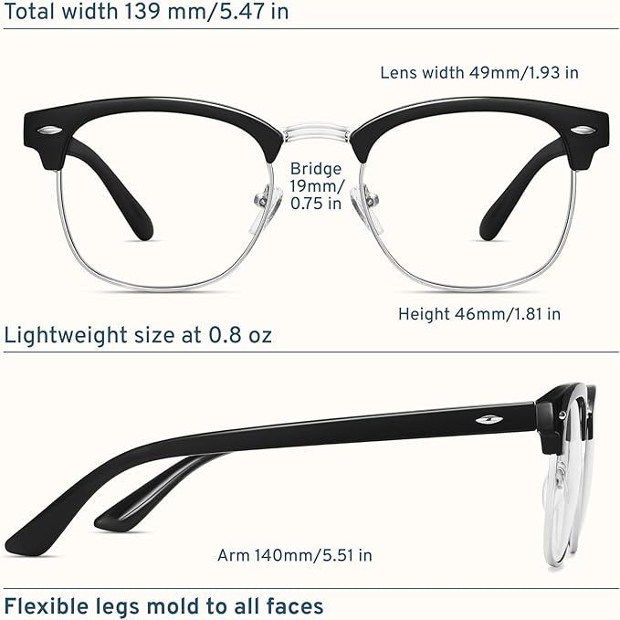 racico Blue Light Glasses for Men & Women - Image 3