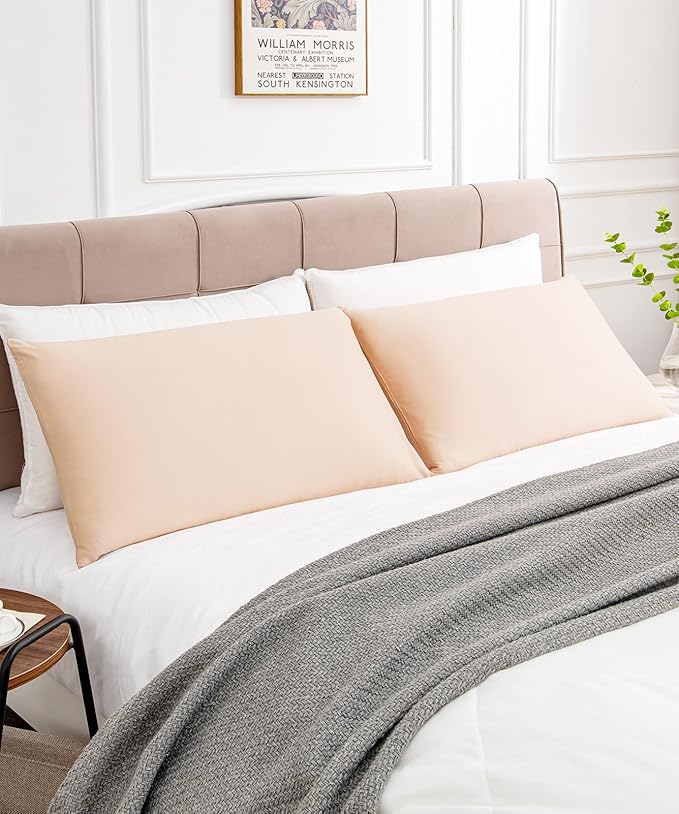 Warmstar Cotton Pillow Cases King Size Set of 2, 600 Thread Count Pillowcases - Image 3