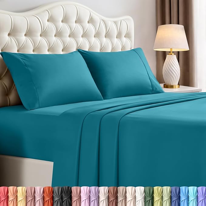 Utopia Bedding Full Size Sheet Set – 4 Piece Bed Sheets, Soft and Breathable by UTOPIABEDDING