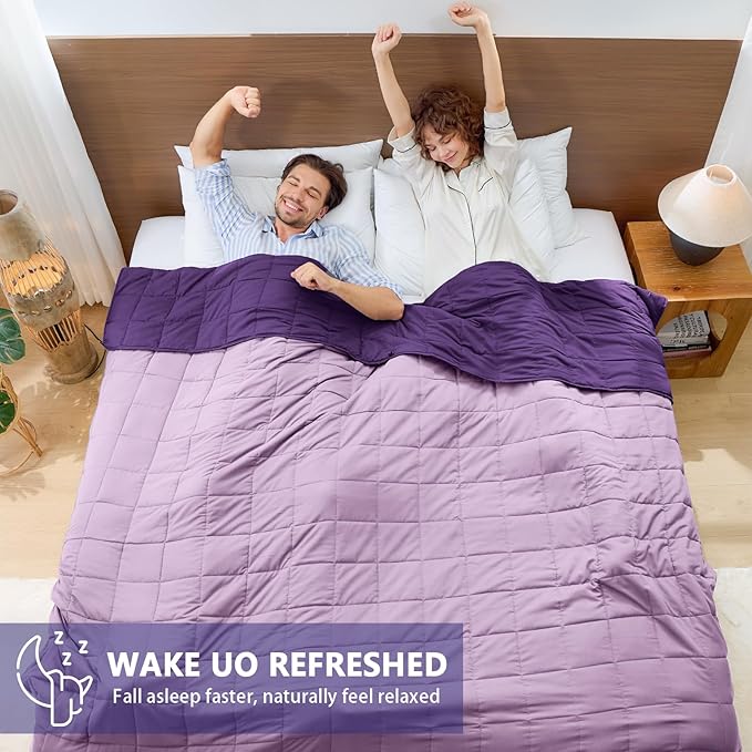 King Size Weighted Blanket for Adults Cooling Heavy Blanket for Sleeping - Image 5