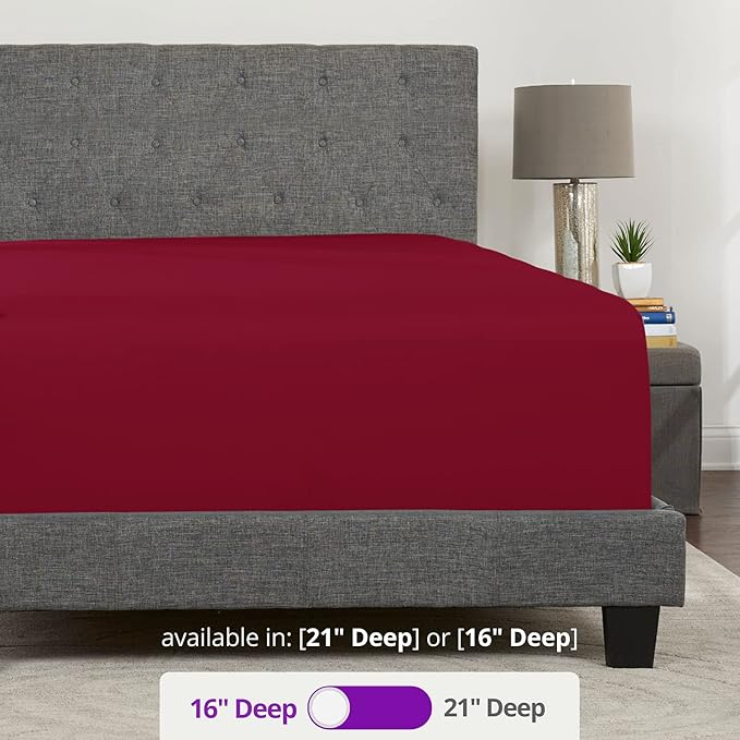 Kids Twin Deep Pocket Fitted Sheet 16'18' Deep Mattress & Toppers Lovely Twin - Image 3
