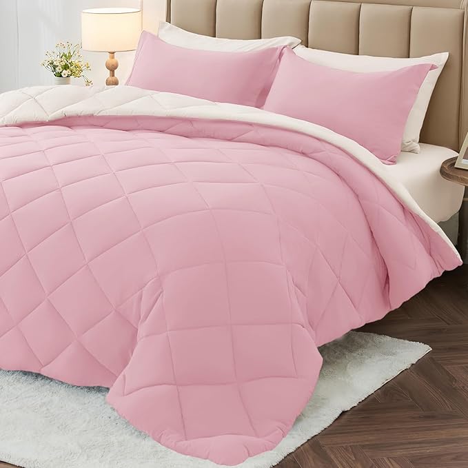MUXHOMO 5 Pieces Twin XL Comforter Set, Reversible Bed in a Bag Twin XL Size by MUXHOMO