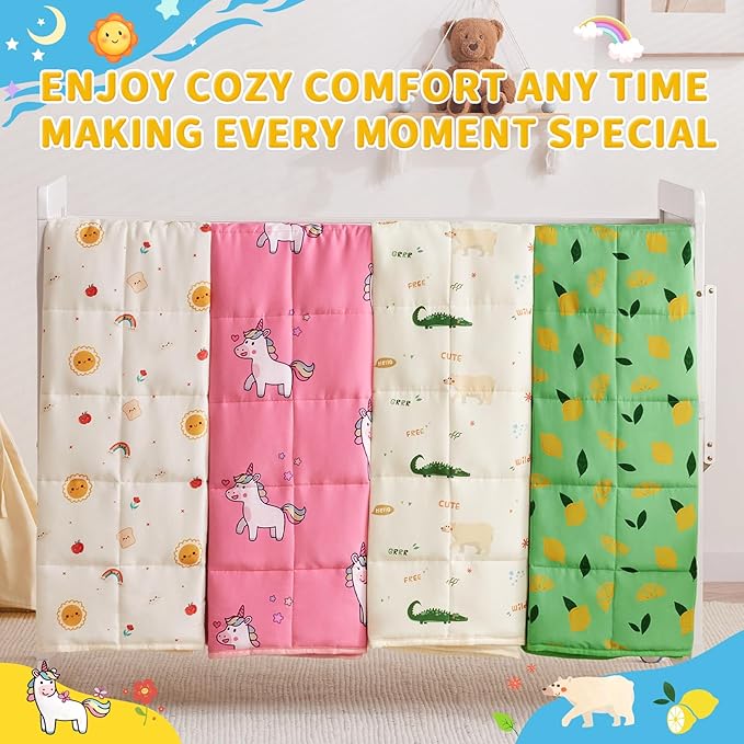 anfie Weighted Blanket Kids, Weighted Blanket Cooling Blanket - Image 7