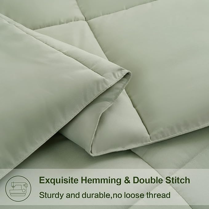 EASELAND King Size Down Alternative Comforter - Image 5