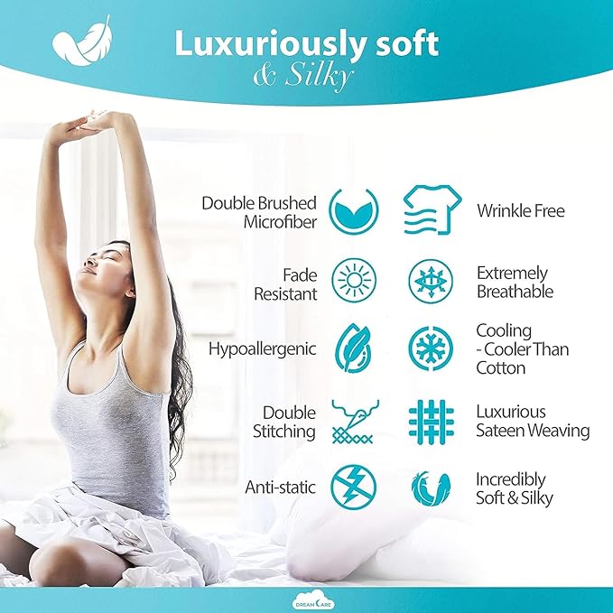 DREAMCARE Twin Fitted Sheet - Image 5