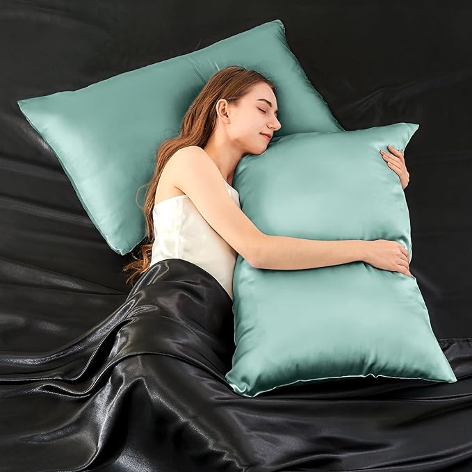 INFIIXSO Mulberry Silk Pillow Cases King Size Set of 2, Silk Pillowcase - Image 6