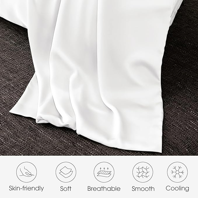 100% Silk Pillow Cases 2 Pack King Size Mulberry Silk Pillowcase - Image 3