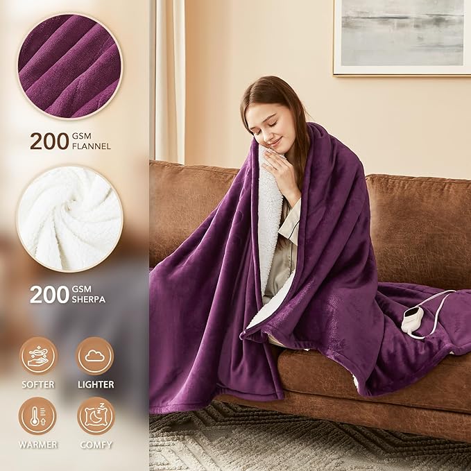 Homemate Electric Heated Blanket King Size - Image 2
