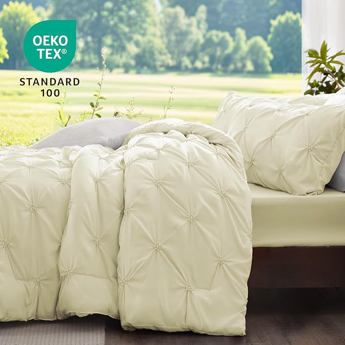 BEDELITE Beige Twin Comforter Set - Image 3