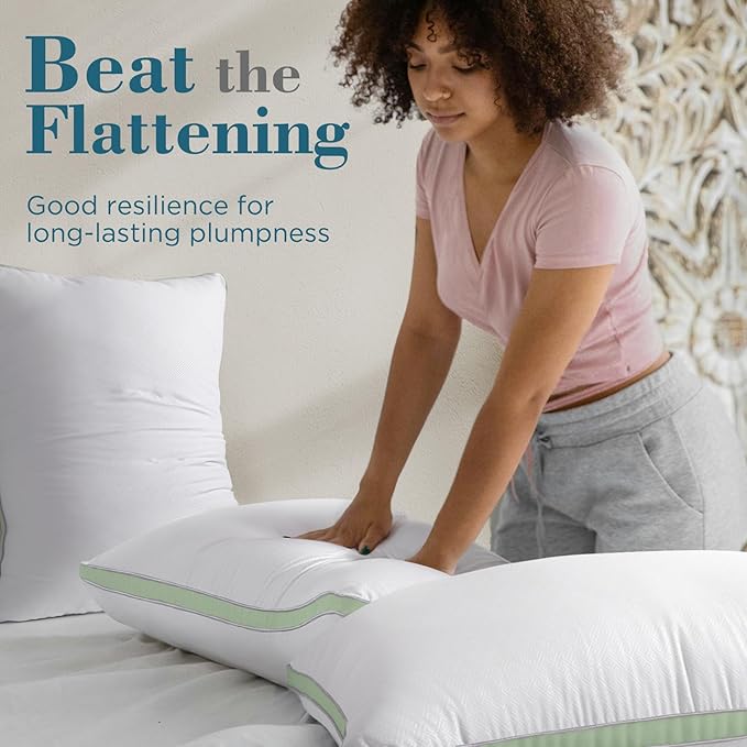 viewstar Bed Pillows Queen Sizes Set of 2, Hotel Quality Cooling Down - Image 4