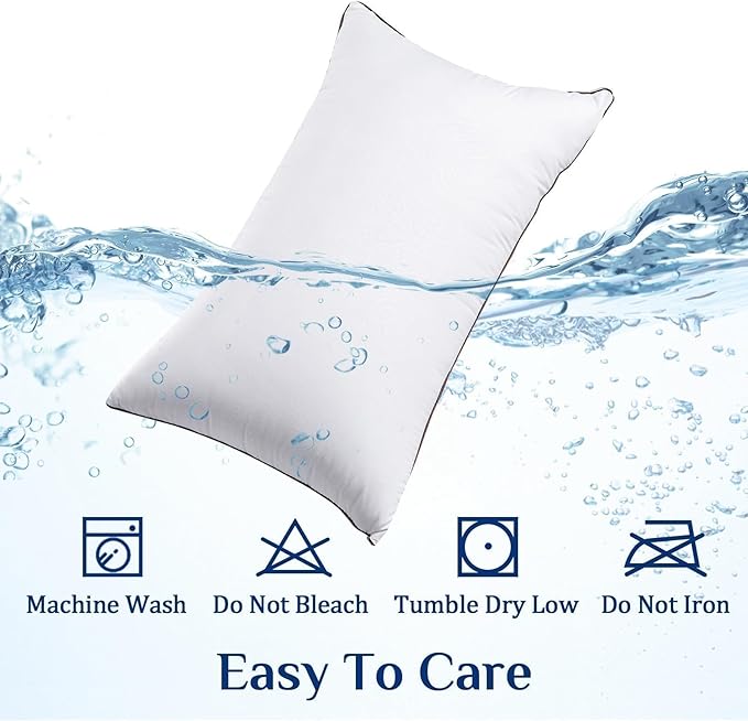 JOLLYVOGUE Standard Pillows Set of 2, Cooling and Supportive Pillows Full Size - Image 8