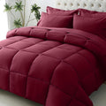 JOLLYVOGUE Queen Comforter Set, Ultra-Soft Bed in a Bag Queen Size 7 Pieces by JOLLYVOGUE